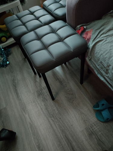 Табурет Байя кожзам d1 / черный матовый фото покупателя 2