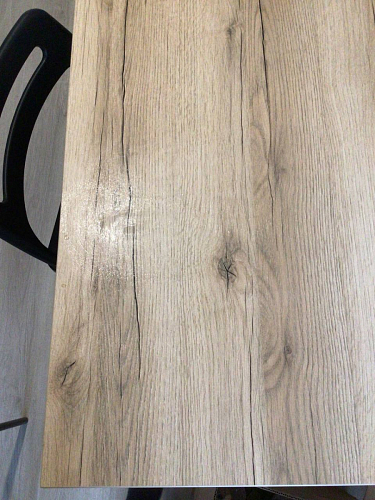 Стол Тринити Лофт 120 25 мм черный матовый / юта фото покупателя 226