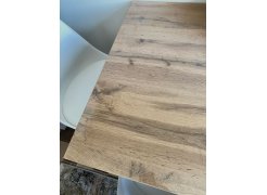 Деревянный стол Лота Лофт 120(160)х75 черный матовый / бетон светлый фото покупателя 129