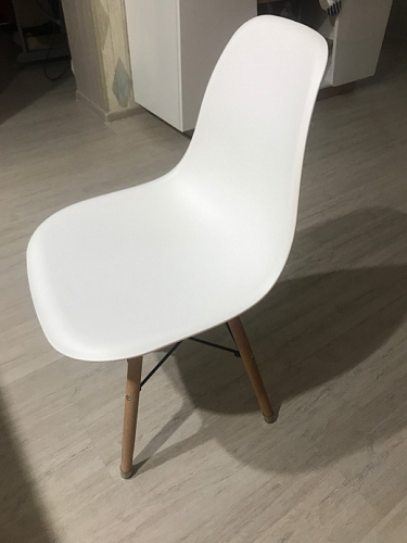Пластиковый стул Eames PC-015 желтый фото покупателя 80