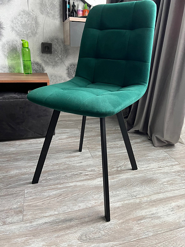 Комплект стульев Чилли 4 шт темно-серый / черный фото покупателя 174