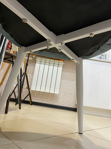 Стул на металлокаркасе Kora green / black фото покупателя 53