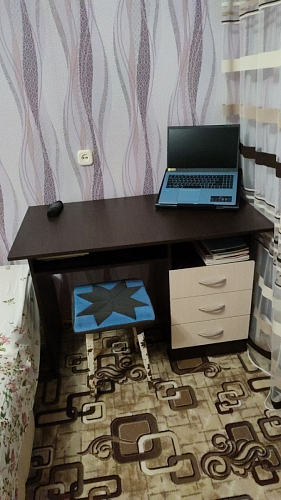 Стол письменный Бриз МДФ волна лайм / ясень светлый фото покупателя 96