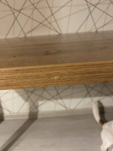 Деревянный стол Лота Лофт 140х80 черный матовый / бетон светлый фото покупателя 160