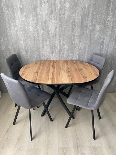 Стул на металлокаркасе Чилли светло-серый / белый каркас фото покупателя 393