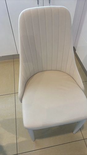 Стул на металлокаркасе Kora white / gray фото покупателя 22
