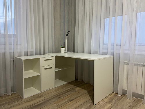 Письменный стол Лайт 03.245F белый гладкий 101 фото покупателя 199