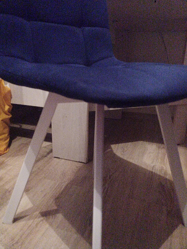 Стул на металлокаркасе Чилли синий / белый фото покупателя 1006