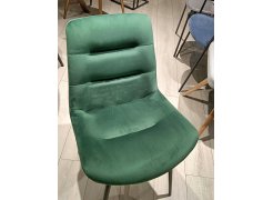Стул на металлокаркасе Chester зеленый из шоурума 1