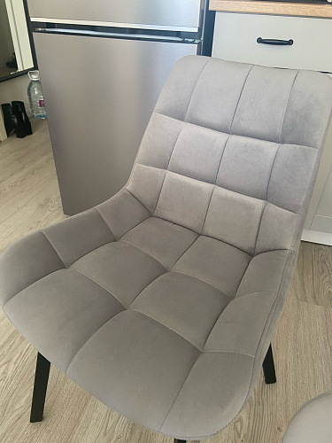 Стул на металлокаркасе Челси бирюзовый / черный фото покупателя 77