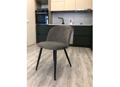 Стул на металлокаркасе Gabi 1 gray / black фото покупателя 673