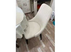 Стул на металлокаркасе Kora beige / black фото покупателя 176