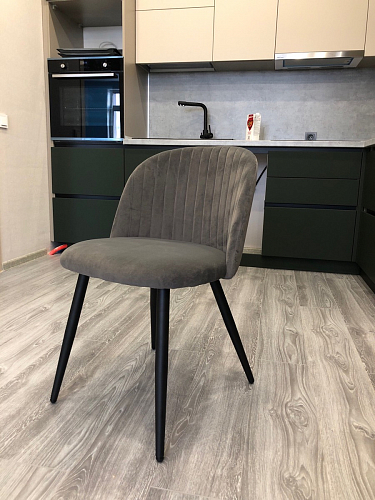 Стул на металлокаркасе Gabi 1 light purple / black фото покупателя 673