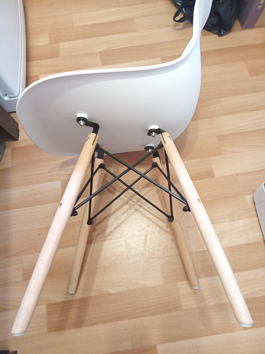 Пластиковый стул Eames PC-015 серый фото покупателя 245