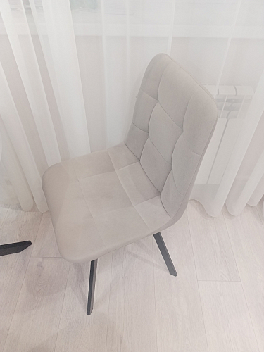 Стул на металлокаркасе Чилли К кирпичный / черный фото покупателя 339