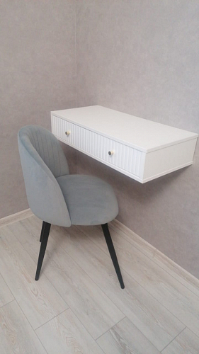 Стул на металлокаркасе Gabi 1 light purple / black фото покупателя 835