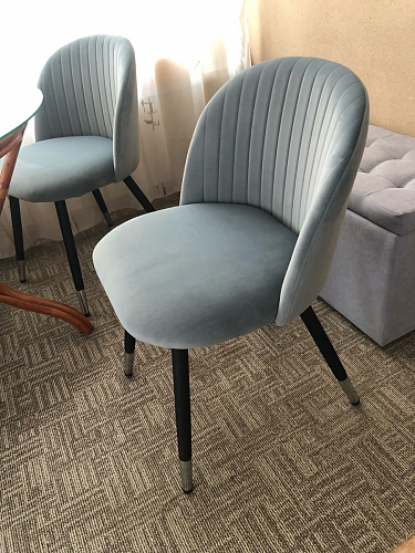 Стул на металлокаркасе Gabi latte / gold / black фото покупателя 482