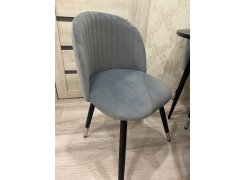 Стул на металлокаркасе Gabi 1 gray / black фото покупателя 466