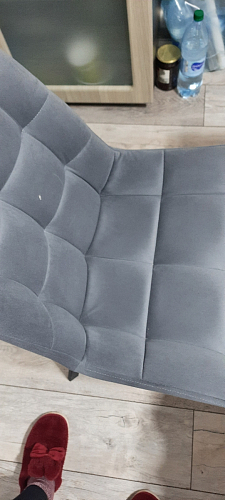 Стул на металлокаркасе Челси бежевый / белый каркас фото покупателя 246