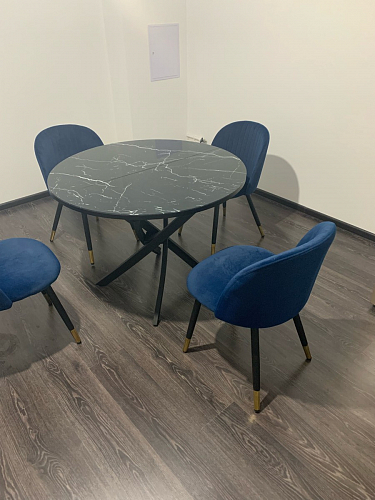 Стул на металлокаркасе Gabi gray / black фото покупателя 733