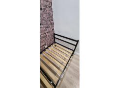 Односпальная кровать Фади 80х200 черная фото покупателя 968