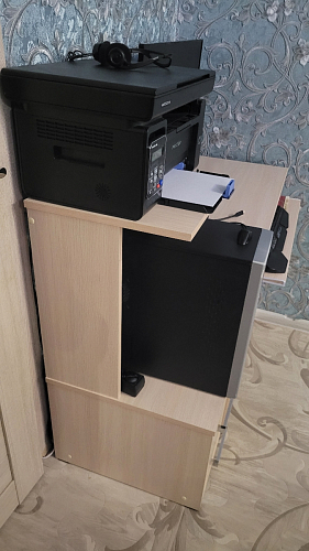 Стол компьютерный Джаз-24 правый венге фото покупателя 129