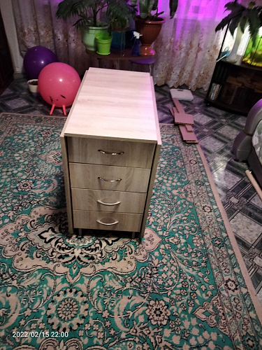 Стол-книжка Глория 606 М с ящиками дуб сонома фото покупателя 4