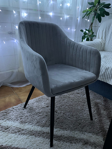 Стул на металлокаркасе Slam синий фото покупателя 66