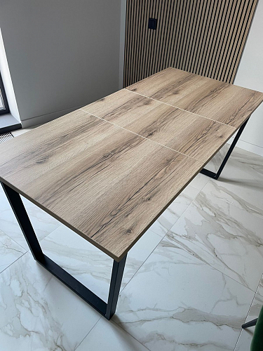 Деревянный стол Лота Лофт 120x75 дуб крафт табачный / черный матовый фото покупателя 505