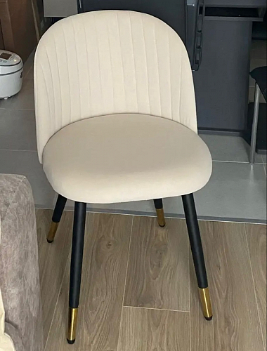 Стул на металлокаркасе Gabi gray / black фото покупателя 778