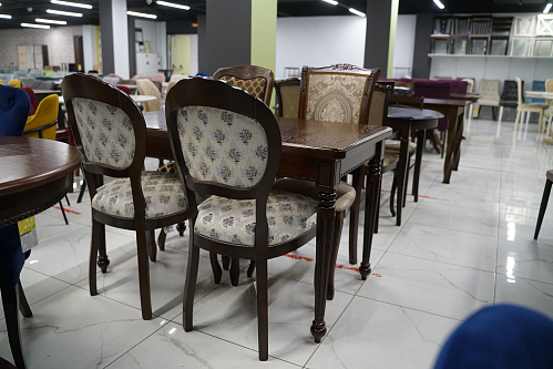 Деревянный стол Леджер вишня / патина из шоурума 1