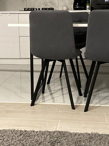 Стул на металлокаркасе Чилли горчичный / черный фото покупателя 36