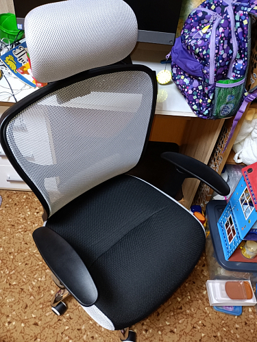 Компьютерное кресло Lody 1 фиолетовое / черное фото покупателя 9