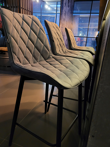 Барный стул Баодин 03 velutto 05 / черный фото покупателя 3