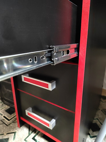 Тумба Ханна черная / красная  - Уцененный экземпляр фото покупателя 126