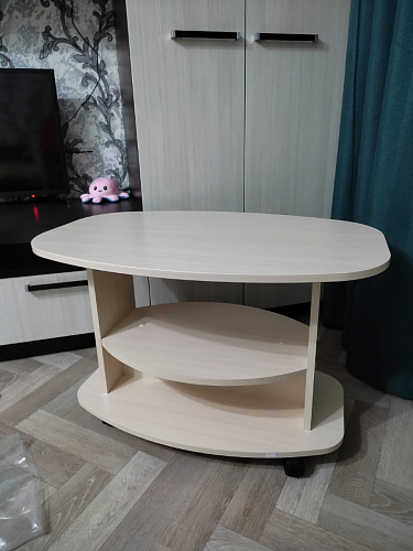 Журнальный стол Лидер дуб млечный фото покупателя 6