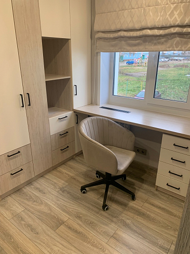 Компьютерное кресло Тибо confetti chocolate / белый фото покупателя 87