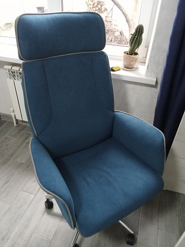 Компьютерное кресло Charm/Шарм синий 32 фото покупателя 10