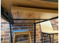 Стол Лота Лофт 140 25 мм черный матовый / дуб вотан фото покупателя 912