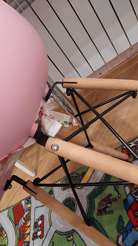 Пластиковый стул Eames PC-015 желтый фото покупателя 173