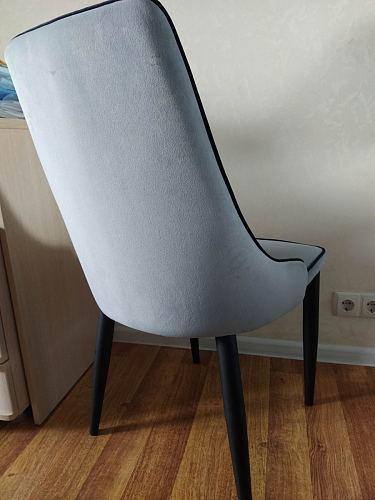 Стул на металлокаркасе Kora gray / black фото покупателя 210