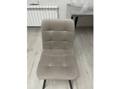 Стул на металлокаркасе Чилли синяя ткань / белый фото покупателя 500