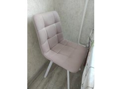 Стул на металлокаркасе Чилли горчичный / белый фото покупателя 205