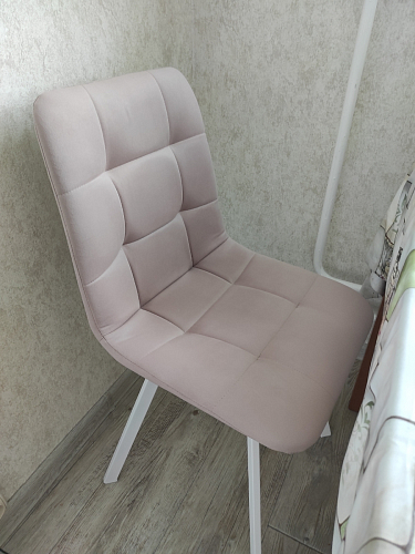 Стул на металлокаркасе Чилли темно-серый / черный каркас фото покупателя 205