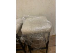 Барный стул Лофт кожзам темно-серый / черный матовый фото покупателя 133