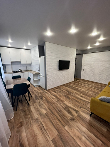 Стул на металлокаркасе Чилли синяя ткань / белый фото покупателя 1295