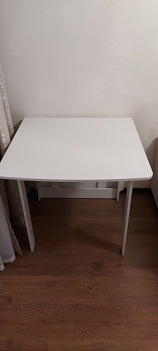 Стол книжка СтК4 дуб сонома / белый фото покупателя 4