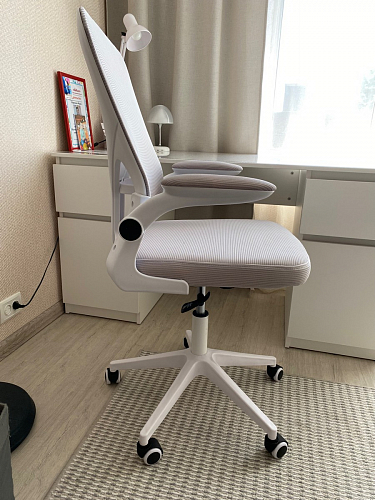 Компьютерное кресло Konfi pink / white фото покупателя 154