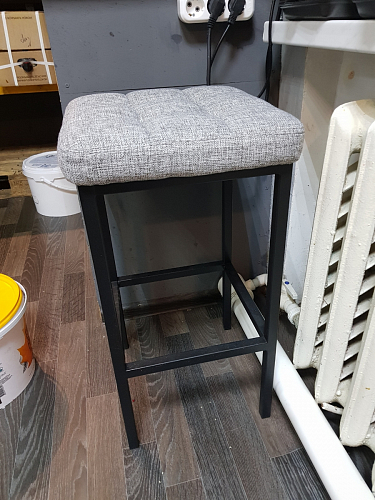 Барный стул Лофт линкольн белый / белый матовый фото покупателя 88