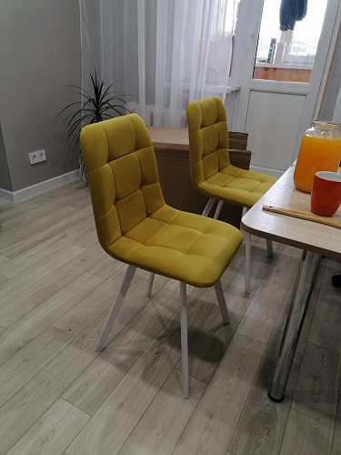 Комплект стульев Чилли 4 шт темно-серый / черный фото покупателя 39